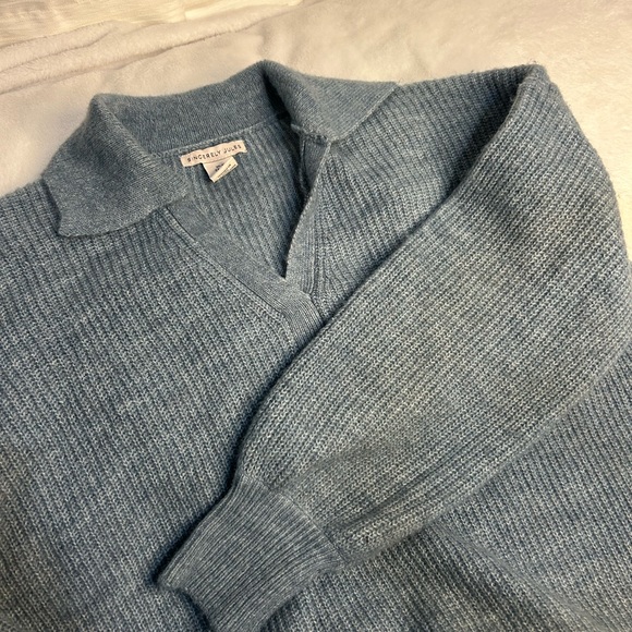 Sincerely Jules Soft Blue Knit Sweater - Picture 1 of 2